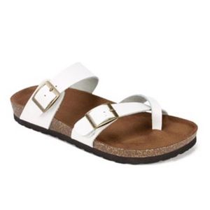 White Mountain Footbeds sandals